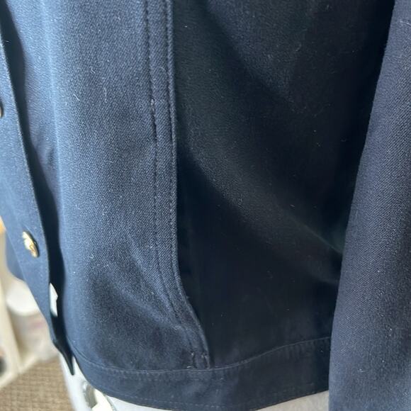 Women’s St John sport navy cotton jacket size small - Picture 4 of 8